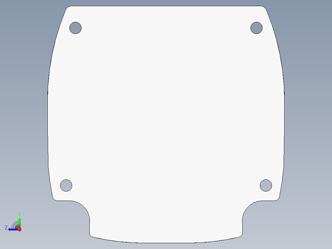 异步电机BMH070_Abschlussdeckel右视图