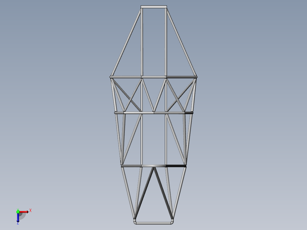 025-方程式赛车框架俯视图