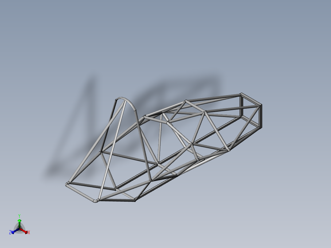 025-方程式赛车框架正等轴测图
