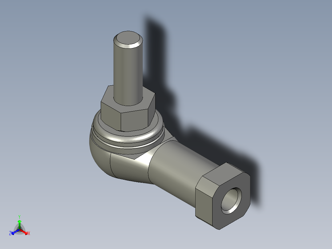THK杆端球面接头3D模型IGS格式