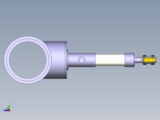 [PVC] 低点排放高点通风三通[泄漏检测端口]Low Point Drain-High Point Vent Tee [Leak Detection Port]右视缩略图