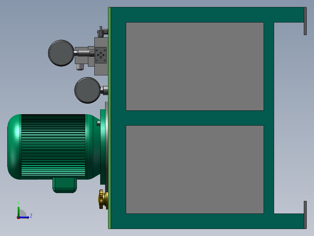 剁锉机油源左视图