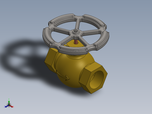 通用阀门正等轴测缩略图