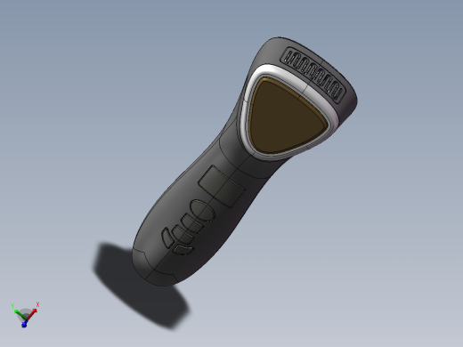 红蓝光离子导入导出美容仪SW三维模型