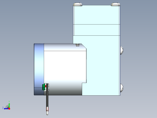 LTC 微型膜片泵（液体），最高达 650 MLPM 自由流量 (4)系列图纸右视缩略图