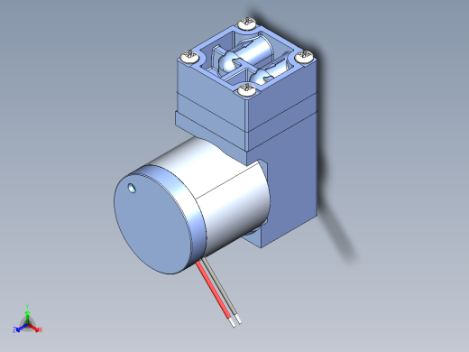 LTC 微型膜片泵（液体），最高达 650 MLPM 自由流量 (4)系列图纸正等轴测缩略图
