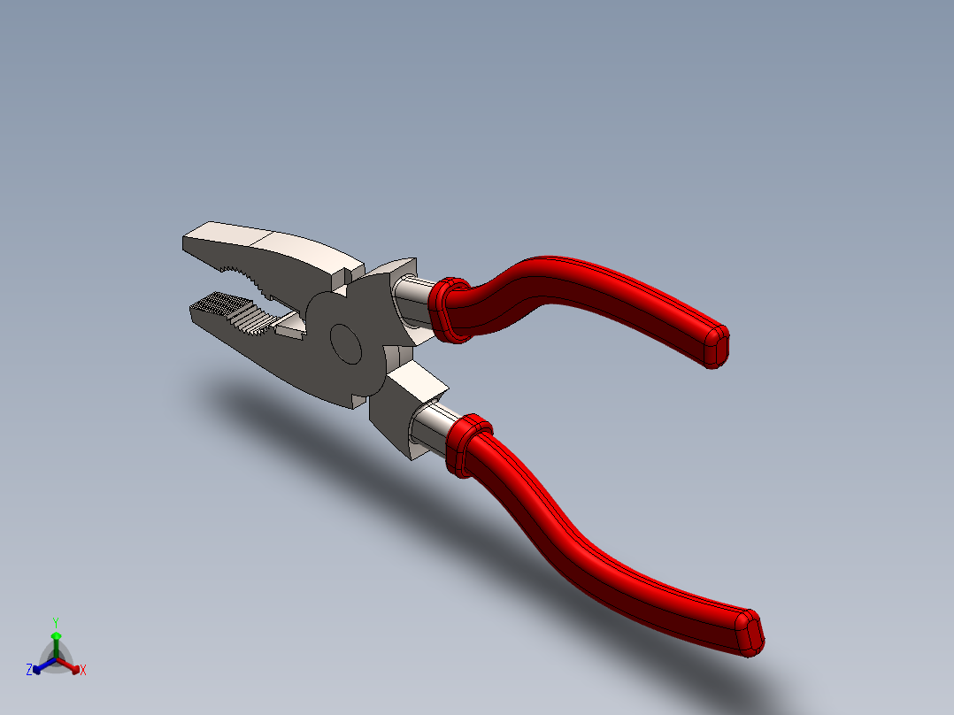 钳子 (24)正等轴测图