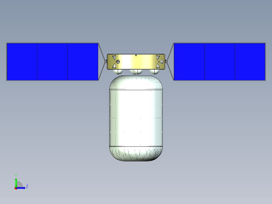 太空货物存储运输机构3左视图