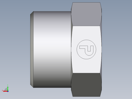 卡套式工业通用硬管接头EO_Blanking_plug_for_tube_ends_ROV20SCFX后视缩略图