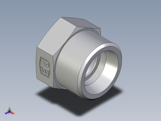 卡套式工业通用硬管接头EO_Blanking_plug_for_tube_ends_ROV20SCFX正等轴测缩略图