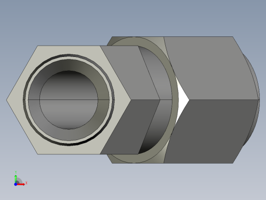 卡套式工业通用硬管接头8_vbu-s前视缩略图