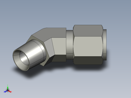 卡套式工业通用硬管接头8_vbu-s正等轴测缩略图
