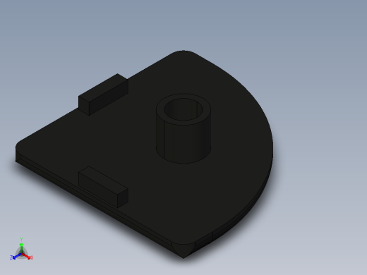 型材-BR 45X45R COVER CAP KJN517250正等轴测缩略图