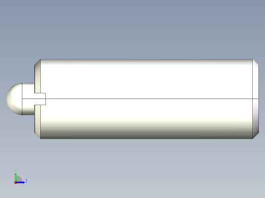 定位柱(防塵環)2206-3D多系列多零件图纸模型左视缩略图