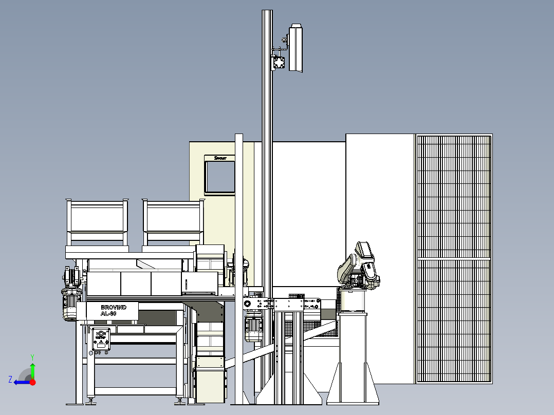 水龙头来料装置右视图