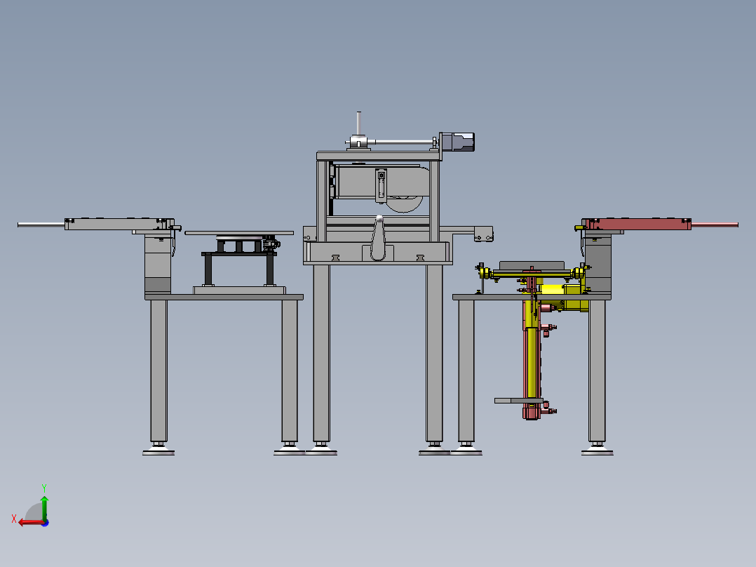 中空玻璃磨边机后视图