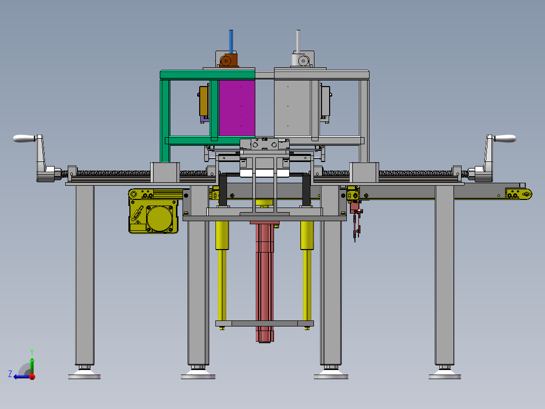 中空玻璃磨边机右视图