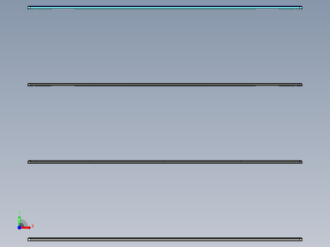 UP5502-A笔记本CNC工装夹具三维模型-CNC工序图-2021-6-15-U2前视图