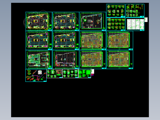 建材商场空调暖通图