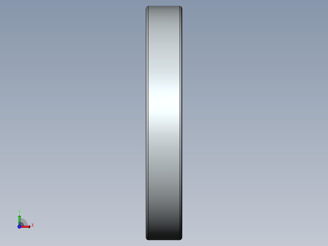 深沟球轴承(120)前视图