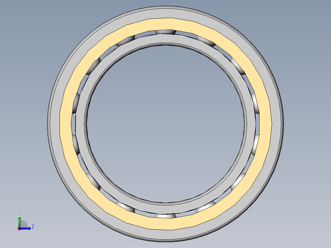 深沟球轴承(120)左视图