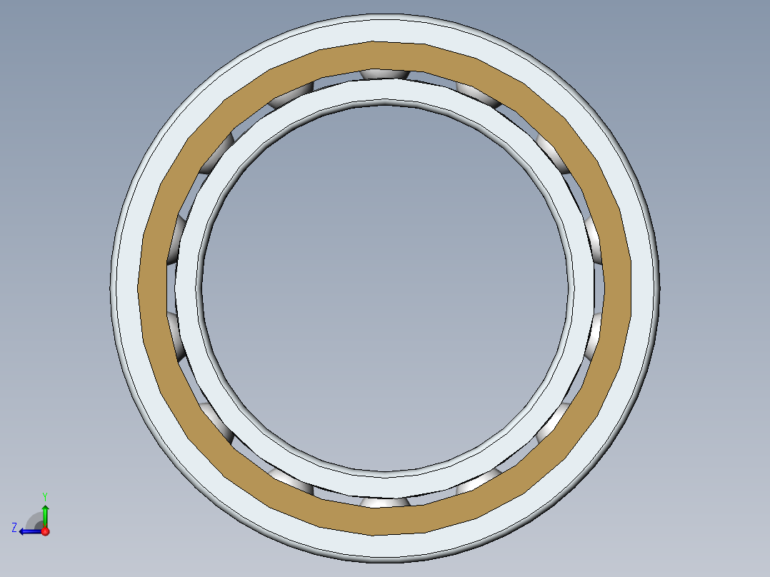深沟球轴承(120)右视图