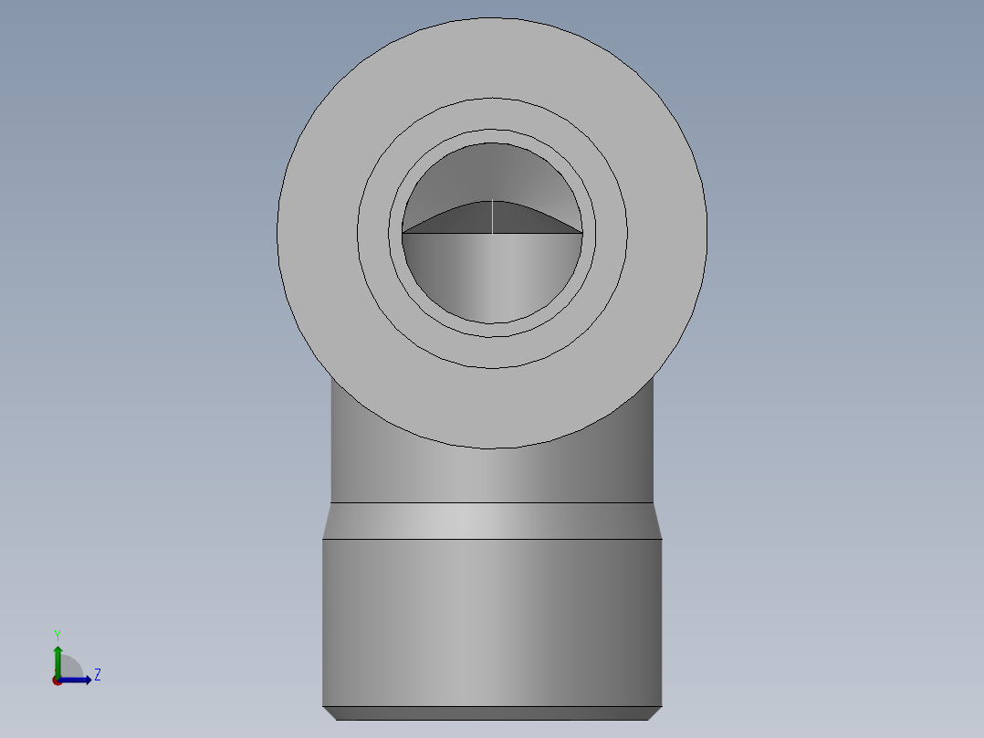 法兰接头、1DFL9-30-12左视图