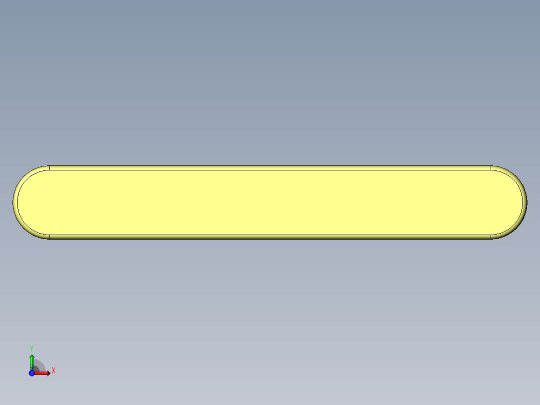 普通平键A型10×70前视图