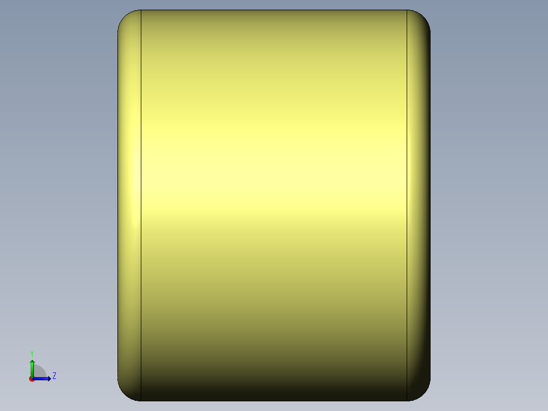 普通平键A型10×70左视图