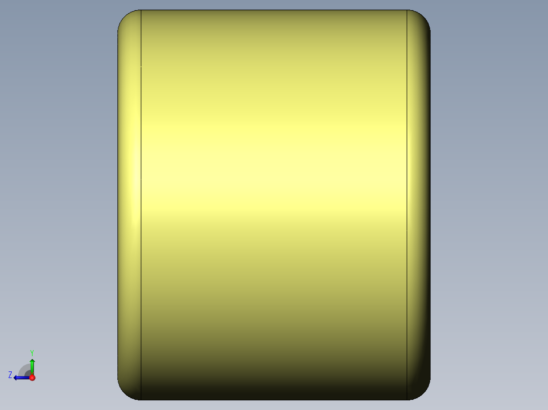 普通平键A型10×70右视图