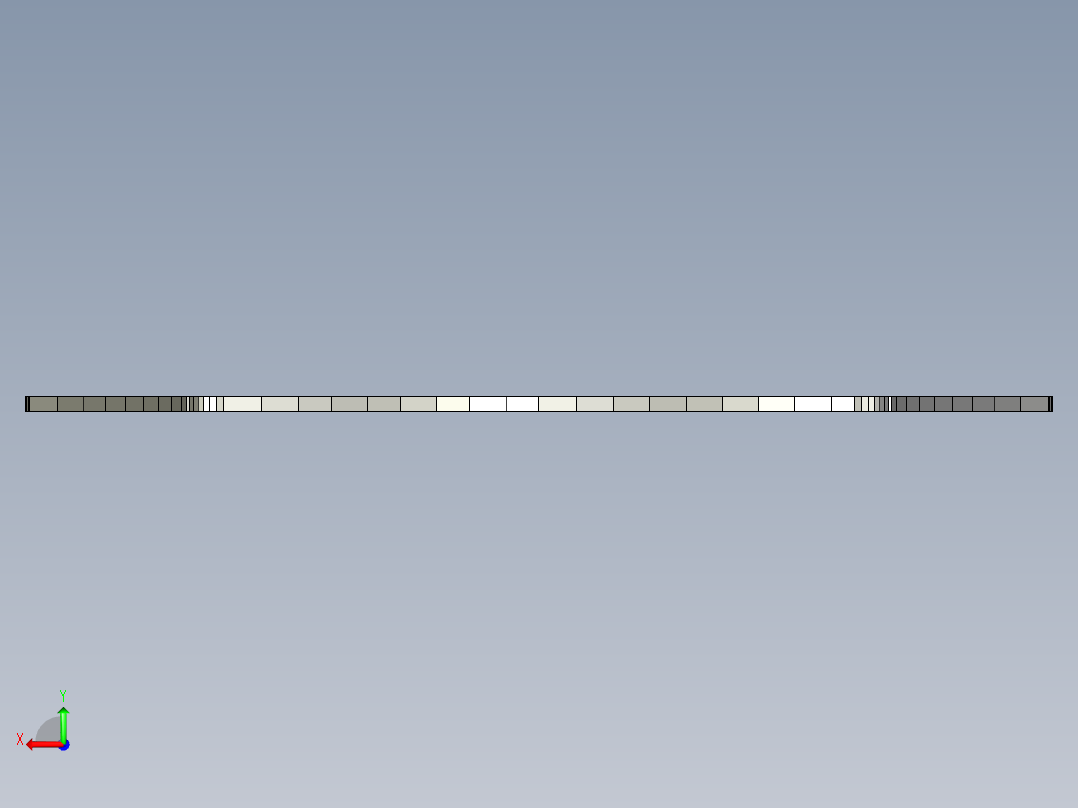 偏转桁架后视图