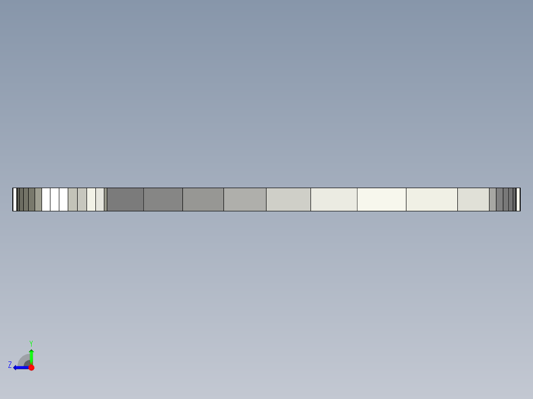 偏转桁架右视图