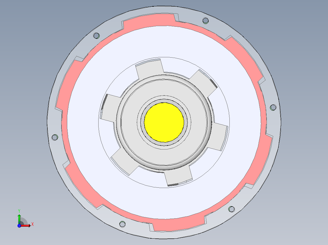 离合器(44)前视图