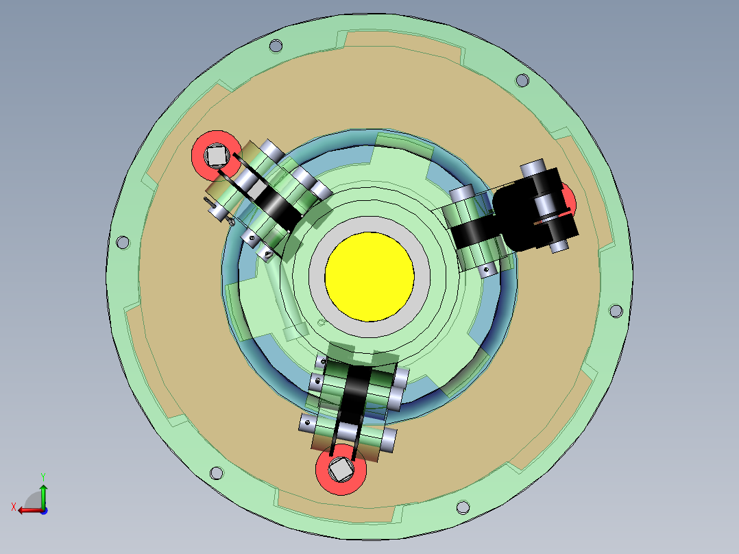 离合器(44)后视图