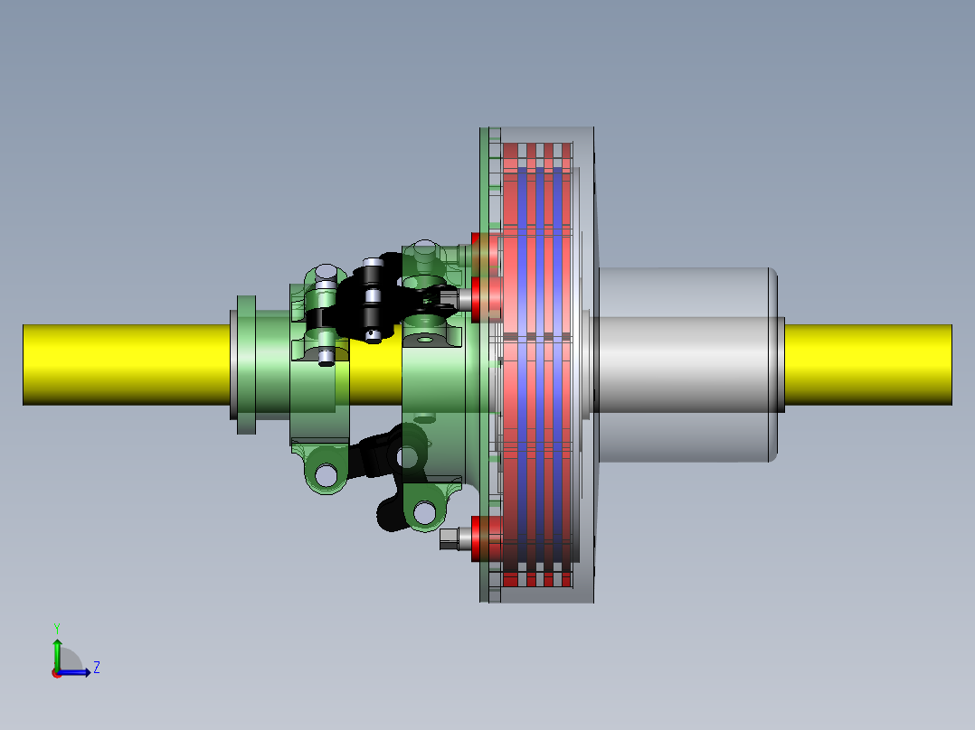离合器(44)左视图