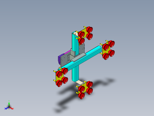 爬墙机器人总体结构及清洗装置、控制系统硬件设计含NX三维及5张CAD图带开题