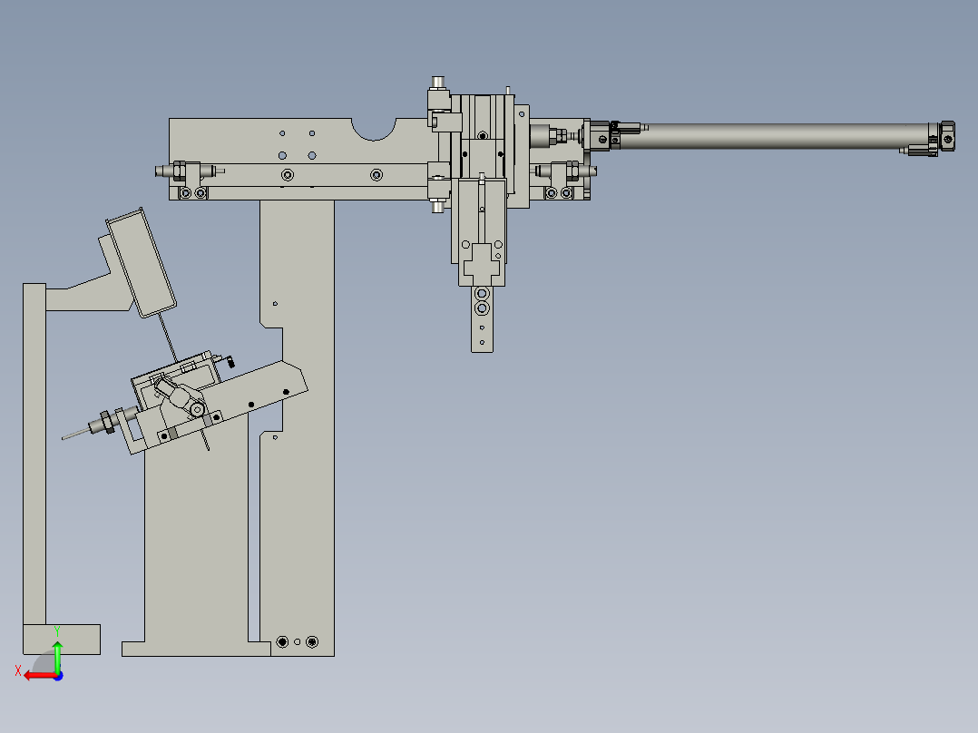 F-YBA204DH-不良品流出机构后视图