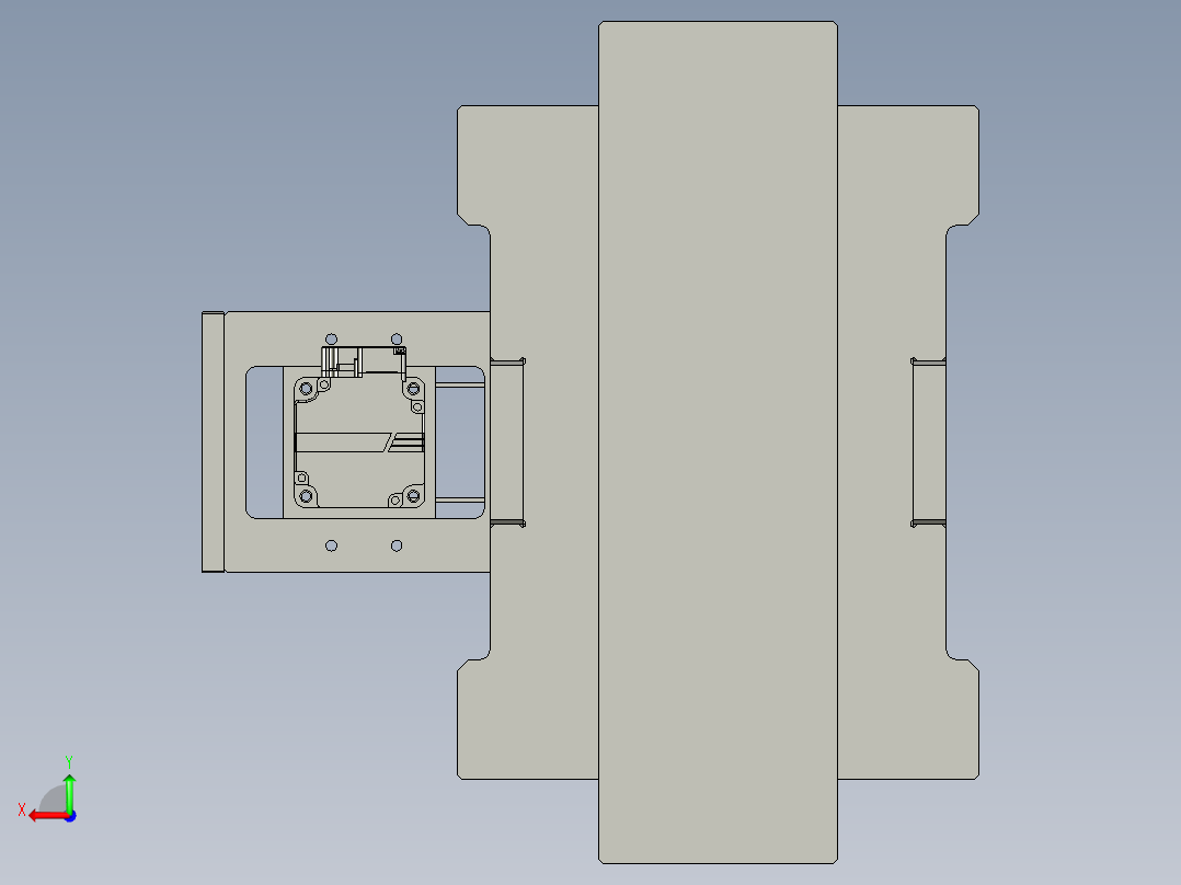 A+A-HHC02-044提升机Z轴组件三后视图