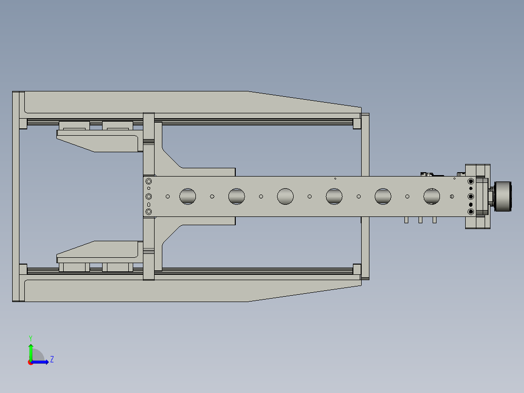 A+A-HHC02-044提升机Z轴组件三左视图