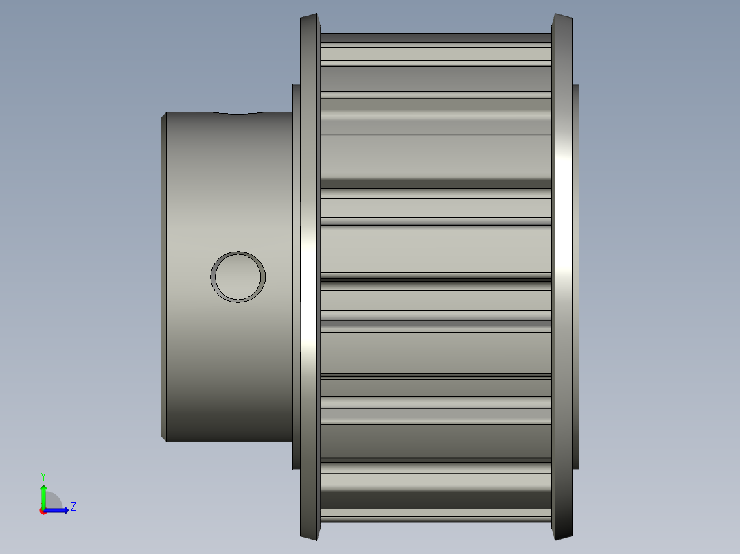 LJ-CJ-627同步轮EAJ21-L075-15-B-N-d14-MC90左视图
