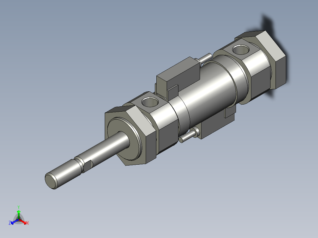 塑胶件自动加螺纹设备设计-A_CDM2L25-25-C73正等轴测图