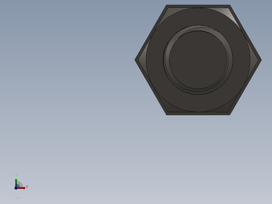 A0004038-六角螺栓和螺母 (M12 × 1.75 × 50)前视图