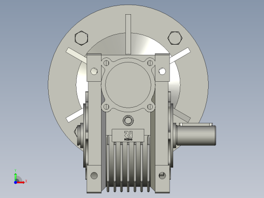 ANMRV030-090型蜗轮蜗杆减速机NMRV06310SS190B5B3YE2-11-4PBMG2_NMRV前视缩略图
