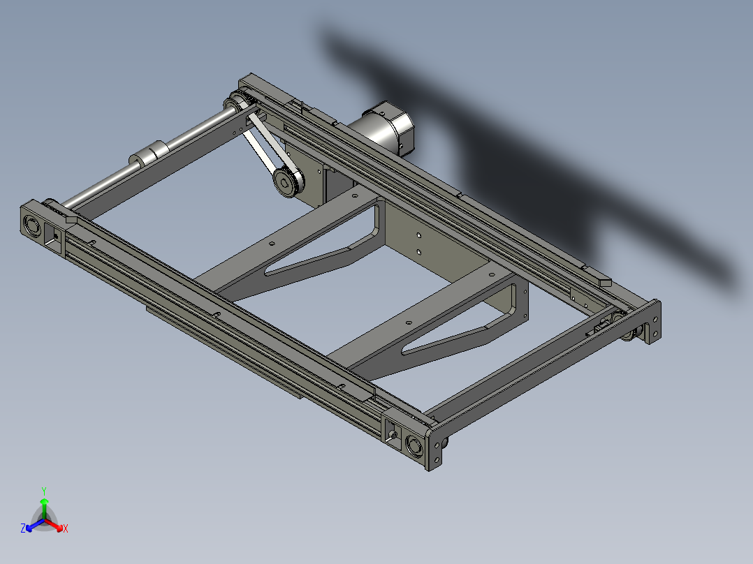 托爪模组滑块装配主视图