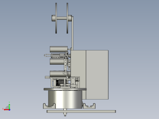 半自动裁切平面贴膜机后视缩略图