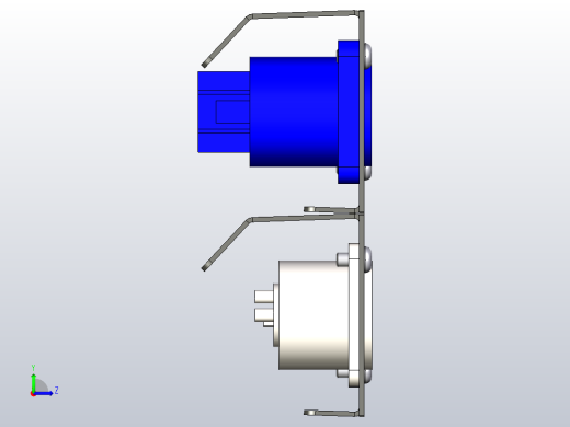 带中性连接器的面板左视缩略图