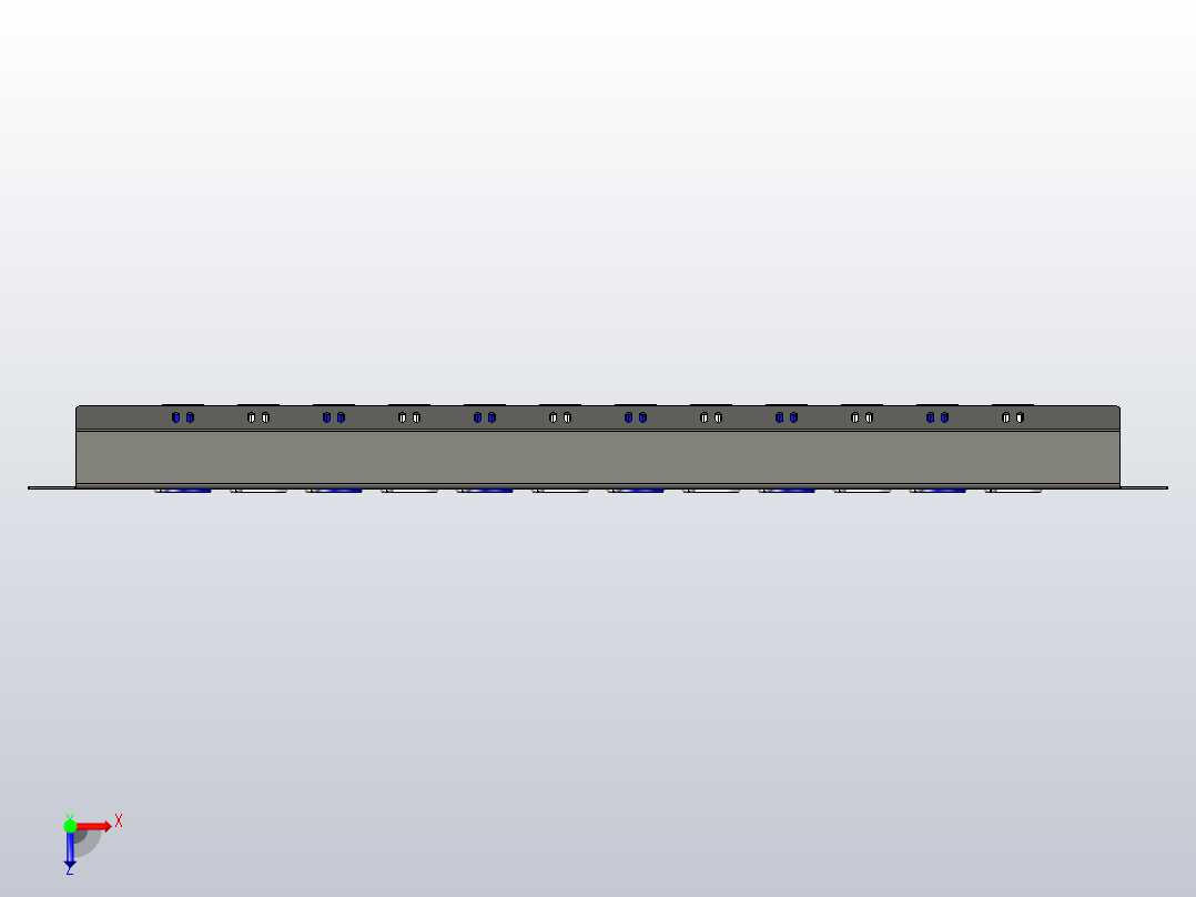 带中性连接器的面板俯视图