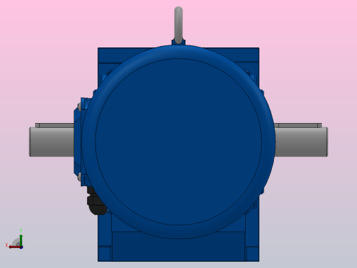 S37底脚轴伸式安装斜齿-蜗轮蜗杆减速机S37-Y0.18-4P-10.27-M1-0°-A+B后视缩略图