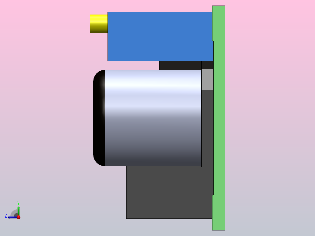 降压转换器右视图