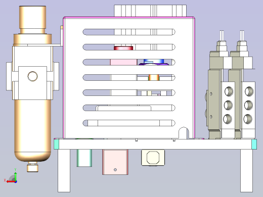 一款连接器料带切断治具后视缩略图